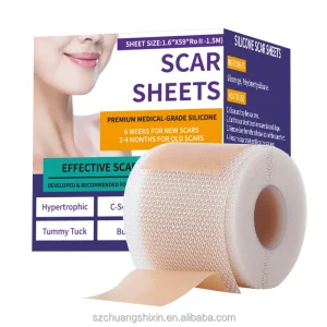 Custom Logo Silicone Scar Removal Strips Body Patches for Surgical Scars C Section Tummy Tuck Keloid Bump Personal Care