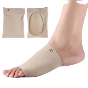 Custom Logo Sports Safety Orthotics Gel Pad Flat Feet Plantar Fasciitis Relief Soft Elastic Sleeves Breathable Arch Support