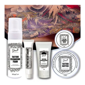 Custom Logo Tattoo Enhance Balm Deep Cleansing Foam Organic Prevent Infection Scab Aftercare Repair Relief Cream Tattoo Butter