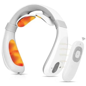 Custom Logo Wireless Remote Control Portable Smart Neck Care Warmer Heating Electronic Cervical Neck Massager Machine
