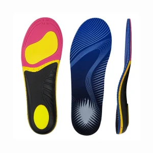 Custom Made PU Gel Orthotic Insole for Flat Feet with Arch Support Shock Absorption Sports Comfort