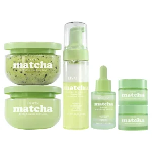 Custom Matcha Niacinamide Face Body Skincare Set Balancing Purify Soothe Acne Skin Care