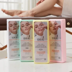 Custom Nonwoven Fabric Wax Strips Body Hair Remover Depilatory for Face and Body Professional Use