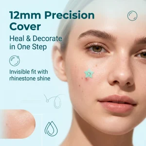 Custom Oem Patches De Acne 12mm Precision Cover East to Use Acne Hydrocolloid Treatment Patch
