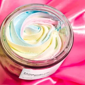 Custom Organic Vegan Moisturizing Lotion Body Scrub Jars with Private Label Glycerin Collagen Ginseng Jojoba Oil