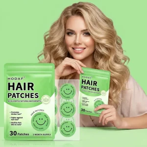 Custom Packaging Hair Growth Patch Biotin Infused Transdermal Technology Factory Price