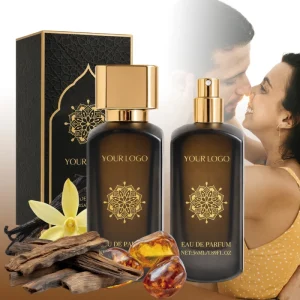 Custom Packaging Men’s 50ml Vanilla Sandalwood Cedarwood Oud Woody Aroma Glass Fragrance Spray Body Mist Alcohol Perfume Spray