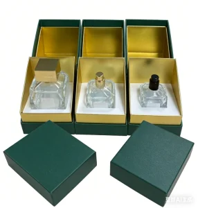 Custom Perfume Gift Box Packaging Luxury Color Logo Perfume Bottle Factory Free Sample High End Flip Top Gift Box
