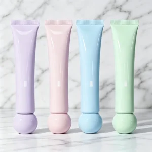 Custom Plastic Cosmetic Squeeze Tube 10 25ml Round Cap Packaging for Lip Gloss Lipstick Eye Cream Lotion Skincare OEM