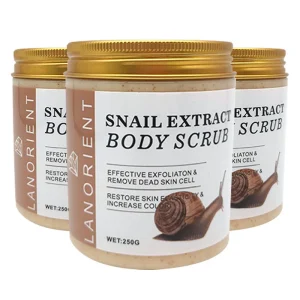Custom Pour Le Corps Snail Body Scrub Natural Exfoliator Body Scrub Normal Skin Snail Scrub