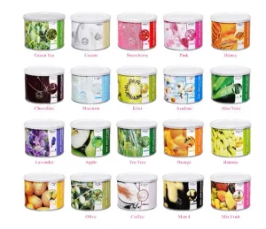 Custom Printed 400g Face Hair Removal Wax Pot Soft Wax for Professional Salon & Home Use OEM ODM