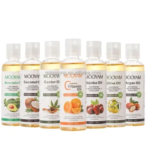 Custom Private Label Bulk Carrier Oils Organic Pure Avocado Almond Jojoba Coconut Oil for Face Skin Hair