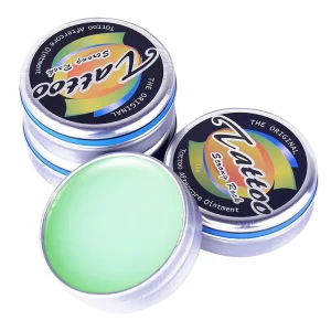 Custom Private Label Tattoo Cream Aftercare Green Skin Repair Ointment Cream 15g Gel Moisturizing Organic Repair Cream
