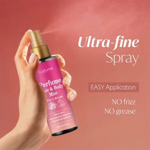 Custom Rose Flavor Fragrance Long Lasting Body Hair Perfume Spray Fragrance