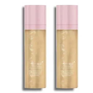 Custom SPF 50 Sunscreen Broad Spectrum Shimmering Body Oil Mist Hydrating Makeup-Friendly Glow Spray