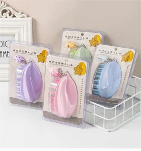 Custom Silicone Scalp Massage Spa Shampoo Brush Soft Long and Flexible Bristles Makeup Tool