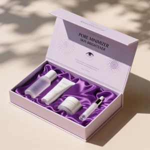 Custom Size Skin Care Products Box Offset Printing Cosmetic Collapsible Rigid Cardboard Magnetic Gift Paper Packaging Boxes
