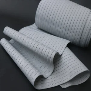 Custom Sport Protection Fabric Grey Wide Fishing Line Elastic Webbing