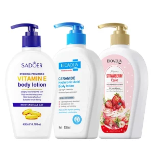 Custom Vegan Strawberry Lotion Body Cream Moisturizing Whitening Body Lotion for Black Skin Adults Female