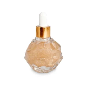 Customizable Full Body Brightening Shimmer Gold Nourishing Moisturizing Fragrance Body Oil for All Skin Types