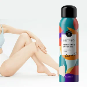 Customizable Gentle Hair Removal Spray Depilatory Mousse Painless Hair Removal Cream for Underarms Arms Legs for Men Women
