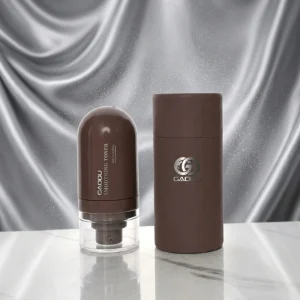 Customize Brown Greenbottle Color and Sliver Logo of the Bottle Body Round Spray Bottles 30ml 50ml 80ml 100ml