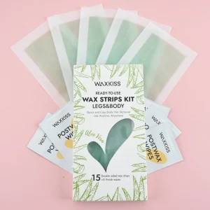 Customize Package Aloe Rose Depilatory Wax Strips Effective Hair Removal Wax Strips Hair Removal for Body OEM ODM