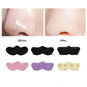 Customize Package Blackhead Remover Pore Cleaner Nose Strips Natural Ingredient Bamboo Charcoal Plant Nose Care Nose Strips