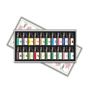 Customized 100 Pure Essential Oil Gift Set Mint Lavender Difuser Essential Oil Flameless Perfume Oil 20 Pack Original Size
