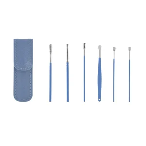Customized 6-Piece Set of Stainless Steel Ear Picks Household Ear Cleaning Tools Spiral Ear Picks Set