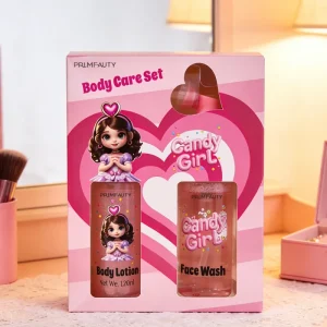 Customized Face Wash Body Lotion Self Care Gift Set for Women
