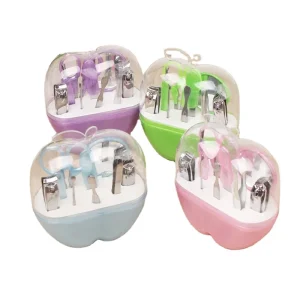 Customized Gift Manicure Accessory Tools Clipper Kit Nail Care Set Case Nail Pedicure Scissor Tweezer Knife Ear Personalized