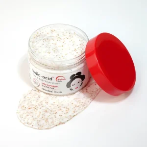 Customized Kojic Acid Scrub Cream Organic Clear Skin Smooth Lightening Exfoliating Face and Body Scrub Private Label