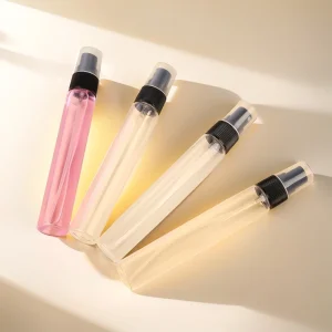Customized Leak proof 10ml Mini Glass Bottle Dropper Perfume Oil Sample Custom Label
