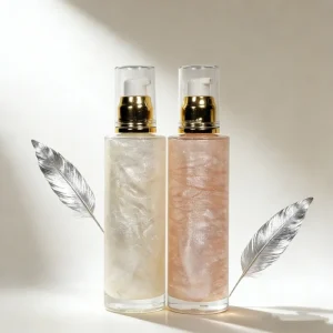 Customized Logo Low Minimum Order Quantity Sparkling Dry Oil Vegetarian Sparkling Makeup Body Facial Oil Sparkling Shimmer Oil