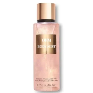 Customized Low MOQ Private Label Body Spray Perfumed Glitter Shimmer Spray Floral Scent Fine Mist Body Splash Mist for Women