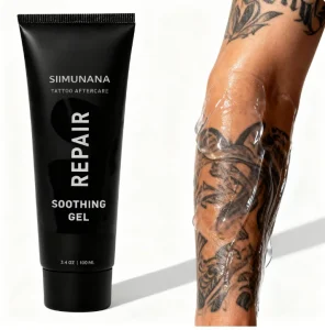 Customized Personalized Logo Tattoo Aftercare Moisturizing and Soothing Gel with Glycerin and Vitamin E for Body Art