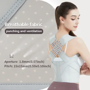 Customized Products Soft Posture Band Adjustable Ergonomic Orthotics Back Brace Back Posture Corrector Belt