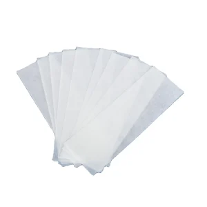 Customized Size Disposable Non Woven Depilatory Wax Paper with Logo Non Woven Fabric Material for Waxing Strips