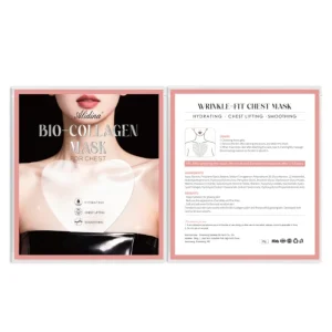 Customized Skincare Products Korean Vegan Organic Brightening Moisturizing Anti Aging Collagen Chest Sheet Mask