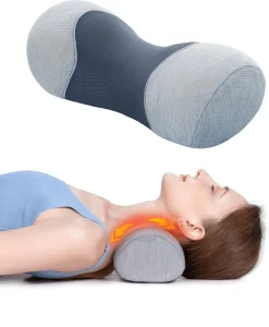 Customized U Shape Memory Foam Cervical Neck Pain Relief Posture Corrector Traction Massage Pillow with Removable Cover
