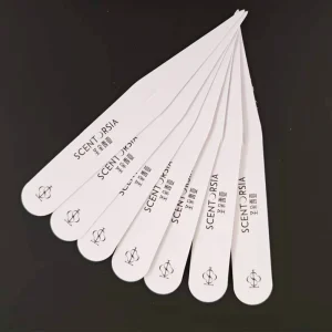 Customized Waterproof Perfume Test Strips Scented Sticks Craft Paper Absorbent Essential Oil Scented Test Cards