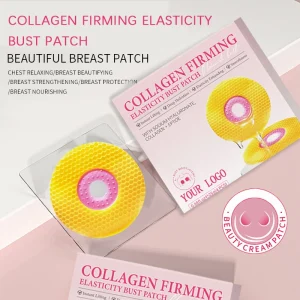 Customized Women’s Breast Enhancement Sheet Mask Peptide Collagen Hyaluronic Acid for Rapid Growth Firming Breast Care Safe Home