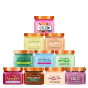 Dead Peeling Removal Bath Salt Shea Sugar Exfoliating Hydrating Body Scrub