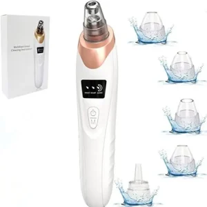 Deep Cleaner Electron Vacuum Pore Acne Pimple Removal with Built in Battery Nose Head Face Cleaner