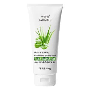 Deep Cleansing Peeling Dead Skin Remover Blackhead Removal Herbal Aloe Vera Exfoliating Gel Face Body Scrub