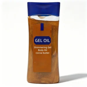 Deep Nourishing Cocoa Butter Shimmering Gel Body Oil Fast Absorbing Non Greasy Ultra Radiant Skin Glow Intensive Hydration
