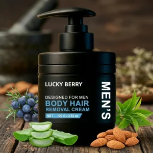 Depilatory Cream Hair Remover Cream for Men Painless Non Sticky Sensitive Skin Safe With Herbal Extract for Bodies Arms