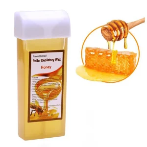 Depilatory Wax Cartridge 100% Natural Honey Roller Depilatory Wax for Body Hair Remover
