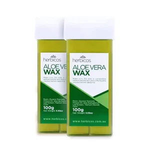 Depilatory Wax Cartridge (Aloe) 100g X2 Petroleum Free All Skin Types Health Care Whitening Hair Removal Legs & Body OEM ODM